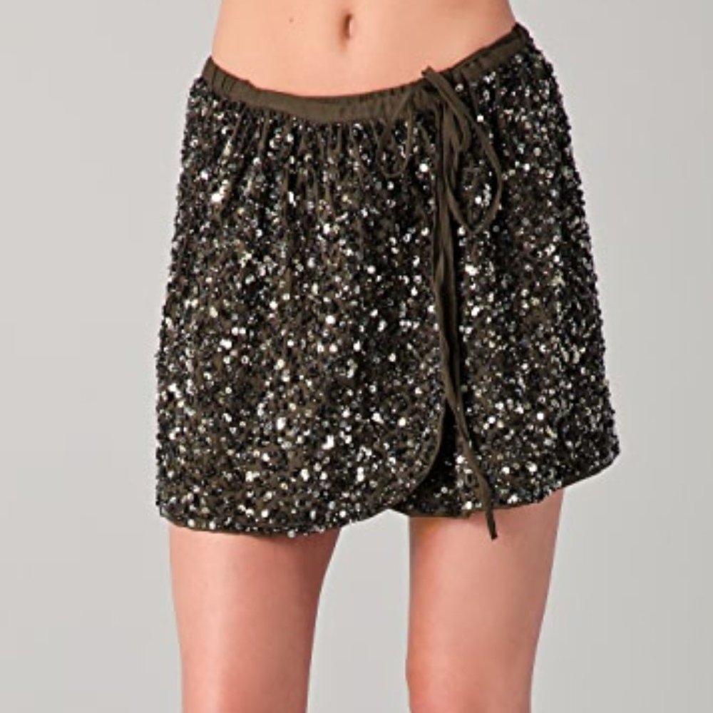 Maison Scotch Sequin Skirt